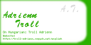 adrienn troll business card